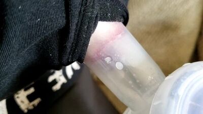 Nipple being sucked dry - thesexsex.com